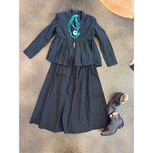 Strapless Maxi dress with knit top and cotton skirt Nordstrom Sz S